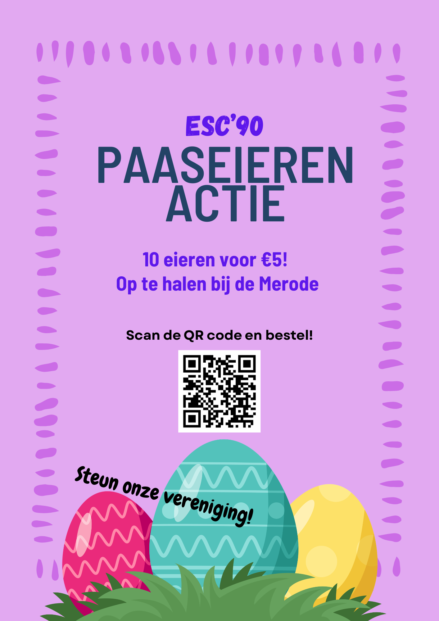 Paaseierenactie van Handbalvereniging ESC’90